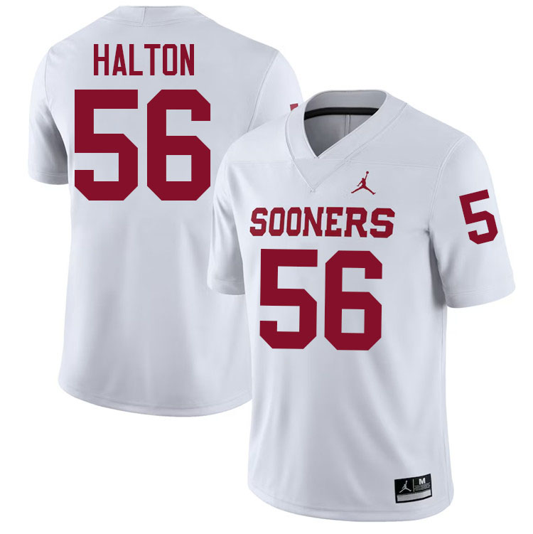 Gracen Halton Oklahoma Sooners Jersey,Oklahoma Sooners Football Uniforms,Jersey-White